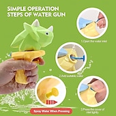 economico Giochi d&#039;Acqua-Pistola ad acqua con dinosauro, giocattoli per sabbia, pistola a spruzzo, giocattoli per esterni, regali per bambini di 3, 4 e 5 anni