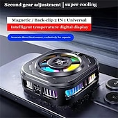 cheap Universal Accessories-SL39 Mobile Phone Cooler Magnetic Back Clip Semiconductor Radiator with Silent Fan for Gaming