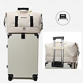 cheap Luggage &amp; Travel Storage-Weekender Bag Travel Duffel Bag with Shoe Compartment, Large Capacity Carry On Tote for Women, Gym Bag with Trolley Sleeve for Short Trips, Business Travel, Overnight, Handbag for Luggage