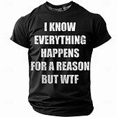 billige Morsomme T-skjorter for menn-Herre Morsom Slang T skjorte Kortermet T skjorte 3D-utskrift Crew-hals Skjorte Mote Daglig Fritid Gate Avslappet Daglig Svart Rød Blå Sommer Vår Klær S M L XL XXL XXXL