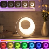 economico Luci intelligenti-1 pz luce notturna dimmerabile a colori RGB con telecomando, timer dimmerabile touch, batteria ricaricabile USB, luce notturna per interni e camera da letto