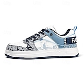 preiswerte Sneaker für Herren-Modische Herren-Sneaker – Retro-inspirierte Muster, Kunstledermaterial, ideal für Freizeitausflüge und Abenteuer in der Stadt