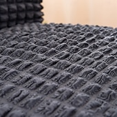 abordables Funda para silla de comedor-Cubierta de la silla del taburete Color sólido En Relieve Poliéster Fundas