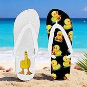 billiga Semester Sandaler-flip flops med anktryck för män – rolig och avslappnad stil för strandpromenader, sommarfester utomhus och slappa vid poolen