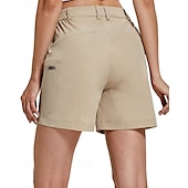 preiswerte Unterteile-Damen Laufshorts Cargoshorts Wandershorts Außen Normale Passform Schnelltrocknend Shorts Elastischer Bund Schwarz Khaki Spandex Jagd Klettern Laufen S M L XL XXL