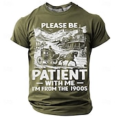preiswerte Glaubens-T-Shirts-Herren Christlich T Shirt Kurzarm T-Shirt 3D-Druck Rundhalsausschnitt Rundhals Hemd Mode Täglich Lässig Straße Lässig Täglich Schwarz Blau Grün Sommer Frühling Bekleidung S M L XL XXL XXXL