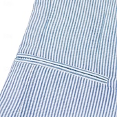 economico Abiti casual-Uomo Completi Abiti in seersucker Matrimonio in Spiaggia Casuale Azzurro cielo Verde salvia Primavera, Autunno, Inverno, Estate Tuta Leggero Tinta unita Vestibilità standard 2 pezzi Monopetto Due