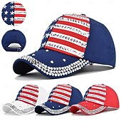  250° anniversario USA Cappello Bandiera USA Casual Adulti Per uomo Per donna Semiquincentenario Mascherata Giorno dell'Indipendenza / 4 Luglio Casuale Festival Vestirsi