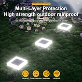 levne Venkovní nástěnná světla-2/4 ks led solární venkovní zemní světlo 16led voděodolné domácí zahradní světlo zahradní osvětlení chodníku osvětlení krajiny světlo solární nástěnné světlo