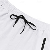 levne Neformální kraťasy-Pánské Aktivní Kraťasy Nedělní šortky Neformální šortky Sportovní šortky Kapsy Elastický pas Barevné bloky Bez vzoru Pohodlné Prodyšné Délka kolen Ležérní Venkovní Plážové prázdniny Módní Světle šedá