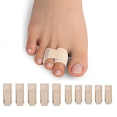 cheap Bunion Corrector-8 Pack Hammer Toe Corrector Toe Splint For Broken Toes Brace Orthopedic Separator Cushioned Bandages Heal Wrap Toe Straighteners for Crooked Toes