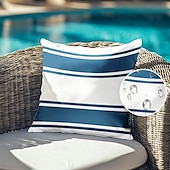 cheap Outdoor Pillow &amp; Covers-4pcs Set Outdoor Waterproof Pillow Covers Home Room Decoration for Patio Garden Livingroom Bedroom Geometric