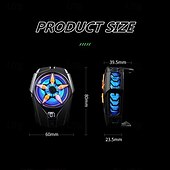 お買い得  ユニバーサルアクセサリー-sl09 携帯電話用ラジエーター（デジタルディスプレイ付き、半導体ミュート機能付き、デュアルギア調整可能冷却ファン、iOS、Androidゲーム用クーラー）
