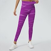 cheap Yoga Leggings &amp; Tights-Women&#039;s Yoga Pants Yoga Leggings Elastic Waistband Tummy Control Butt Lift Yoga Gym Workout Pilates Pants Tie Dye Yellow Red Blue Fall Sports Activewear Stretchy Slim