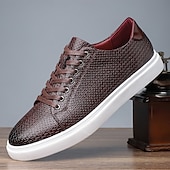Χαμηλού Κόστους Ανέμελος-ανδρικά slip-on αθλητικά παπούτσια με καφέ υφή – ευέλικτα casual παπούτσια για χαλαρές και έξυπνες περιστάσεις