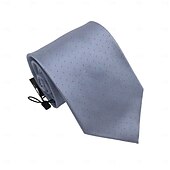 cheap Men&#039;s Elite Accessories-Men&#039;s 100% Silk Ties Business Formal Solid Color Striped Checkered Formal Office Work