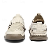 זול סנדלים חיצוניים-סנדלי גברים - עיצוב רשת נושם, סגנון נינוח לנסיעות יומיות והרפתקאות חוצות קלות