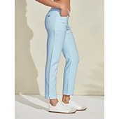 abordables Ropa de golf femenina-Mujer pantalones de golf Rosado morado Azul vaquero Negro Prendas de abajo Ropa de golf para damas Ropa Trajes Ropa Ropa