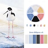 abordables kit para hacer cuentas-Juegos de cuentas esmaltadas en caja de 2 mm, kit de abalorios para hacer pulseras y accesorios de collar.