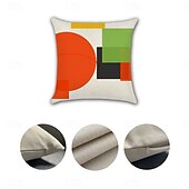 preiswerte Dekorative Wurfkissen-Geometrischer Dekorations-Wurfkissenbezug 4PC Weicher quadratischer Couchkissenschutz für Schlafzimmer Wohnzimmer Sofa Stuhl