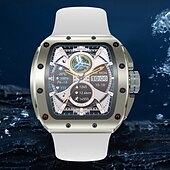 Χαμηλού Κόστους Smartwatch-696 V68 Εξυπνο ρολόι 1.76 inch Έξυπνο ρολόι Bluetooth Βηματόμετρο Υπενθύμιση Κλήσης Παρακολούθηση Ύπνου Συμβατό με Android iOS Άντρες Κλήσεις Hands-Free Υπενθύμιση Μηνύματος IPX-0 Θήκη ρολογιού 44mm