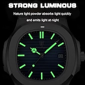 levne Mechanické hodinky-Dámské a pánské mechanické hodinky casual obchodní styl nárazuvzdorné luminescenční datum nerezové hodinky 304