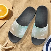preiswerte Urlaubsandalen-Slide-Sandalen im Patchwork-Design für Herren – lässiger und stylischer Stil für Männer im Strandurlaub, zum Entspannen am Pool und für den Sommeralltag
