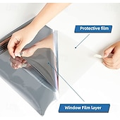 cheap Wall Stickers-Window Film, Privacy Glass Sticker for Heat Insulation, Anti-Peeping Sunshade, UV Protection for Balcony and Home