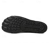 abordables Zapatillas Informales-Hombre Zapatillas de deporte zapatos descalzos Antideslizantes Barranquismo Casual Cuero PU Malla Transpirable Cómodo Antideslizante Cordones Negro / Rojo Negro Azul Real Verano Primavera
