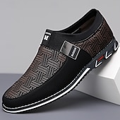 billige Uformelt-svarte slip-on joggesko for menn med teksturert design – komfortable sko for fritids- og hverdagsbruk