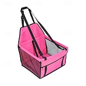 abordables Fundas de asiento para coche-Asiento elevador para coche plegable para perros, impermeable y transpirable, bolsa de viaje para perros pequeños y medianos