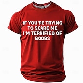 cheap Men&#039;s Funny T shirts-Men&#039;s Rude T Shirt Short Sleeve T shirt 3D Print Crew Neck Shirt Fashion Daily Casual Street Casual Daily Black Red Blue Summer Spring All Seasons Clothing Apparel S M L XL XXL XXXL