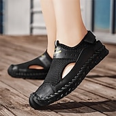 preiswerte Outdoor-Sandalen-Braune Mesh-Sandalen für Herren – atmungsaktive und stylische Sommerschuhe für Strand, Urlaub &amp; Outdoor-Aktivitäten