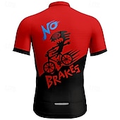 billiga Tröjor för män-Herr Cykeltröja Kortärmad Cykel T-shirt Tröja med 3 bakfickor Bergscykling Andningsfunktion Snabb tork Anatomisk design Uppsugande Gul Röd Blå Grafisk sporter Kläder