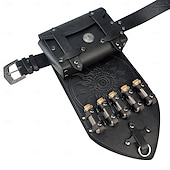 billige Tilbehør og mer-Kostymer i middelalderstil Renessanse Midjebelte Beltepose Magisk flaske kriger Vikinger Herre Dame Unisex Halloween Maskerade Ytelse LARP Voksne Belte Veske Magisk flaske