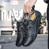 preiswerte Sneaker für Herren-Braune Casual-Sneaker für Herren – vielseitige Schlupfschuhe aus weichem Leder für Komfort im Alltag