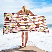 cheap Beach Towel Sets-Printed Beach Towel, Lightweight Quick-Dry Sand-Free Beach Blanket, Ideal for Travel, Pool, and Outdoor Use