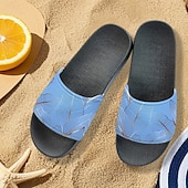 preiswerte Urlaubsandalen-Slide-Sandalen im Patchwork-Design für Herren – lässiger und stylischer Stil für Männer im Strandurlaub, zum Entspannen am Pool und für den Sommeralltag