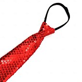 abordables Accessoires et plus-Rétro Vintage Années 1980 Cravate pré-nouée Disco Paillettes Déguisement Unisexe Halloween Carnaval Défilé de la Fierté Mois des Fiertés Adulte Cravate