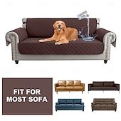 baratos Capa de reclinável-100% capas de sofá à prova d&#039;água capa de sofá capa reclinável para cães, protetor de sofá capa de sofá antiderrapante para 1/2/3/4 almofada sofá reclinável protetor de móveis para animais de