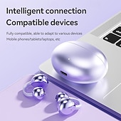 levne Telefonní a obchodní headsety-klip na ucho s pouzdrem pro bezdrátové nabíjení handsfree telefonování bluetooth 5.3 sportovní ergonomický design stereo pro cvičení