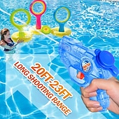 economico Giochi d&#039;Acqua-Mini pistola ad acqua per bambini piccoli - confezione da 4/2 confezioni, piccole pistole ad acqua da 5-7 m di lunga gittata, super pistola ad acqua, pistola blaster, giocattolo acquatico per esterni,