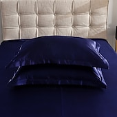 cheap Sheets &amp; Pillowcase-Washed Silk Pillowcase Single Satin Imitation Silk Pillowcase