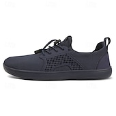 preiswerte Sneaker für Herren-Barfuß-Sneakers aus hellbraunem Strick für Herren – flexibles, bequemes Design mit Schnürverschluss für aktive und lässige Kleidung