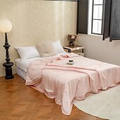 billiga Elitkollektion-Kylande Täcke Comforter Andningsbar Tencel Lyocell Fiber Täcke Drottning Kylande Filt för Varm Sömnare Lätt Duvet för Sommar Grön Rosa