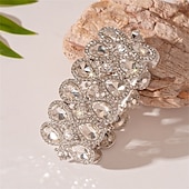 economico Braccialetti-Bracciale zirconia stile vintage classico goccia moda vintage trendy cromo gioielli argento  argento 2 per festa di matrimonio fidanzamento prom