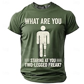 preiswerte Lustige T-Shirts für Männer-Herren Lustiger Slang Sarkasmus T Shirt Kurzarm T-Shirt 3D-Druck Rundhalsausschnitt Hemd Mode Täglich Lässig Straße Lässig Täglich Schwarz Blau Grün Sommer Frühling Ganzjahres Bekleidung S M L XL XXL