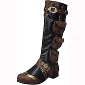 cheap Footwear-Retro Vintage Medieval Renaissance Shoes Pirate Knight Ritter Viking Men&#039;s Celtic Pirate Halloween Carnival Masquerade Event / Party Masquerade Adults&#039; Shoes