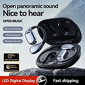 お買い得  ビジネスヘッドセット-m75 ハンズフリー電話運転ヘッドセット 耳かけ式 Bluetooth 5.3 ステレオ サラウンド サウンド HiFi フィットネス ジム ワークアウト 携帯電話用