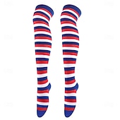  250-jähriges Jubiläum USA Handschuhe Strümpfe / Strumpfhosen USA Flagge Lässig Erwachsene Herren Damen Fünfhundertjahrfeier Maskerade Unabhängigkeitstag / 4. Juli Lässig Festival Verkleiden